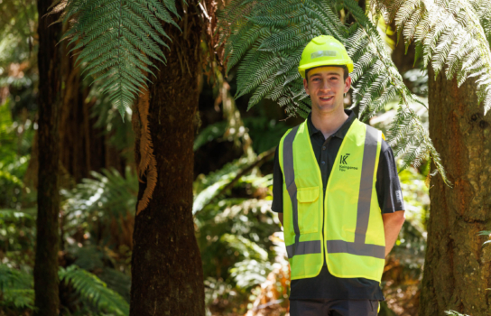 2025 scholarship recipient Michael Fleet.