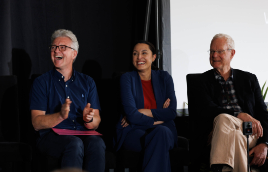 From left: Ryan Cavanagh, Tania Tapsell & Jon Hartley